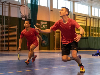 Inter-Services Badminton Tournament at the Prince William of Gloucester Barracks, Nr Grantham.